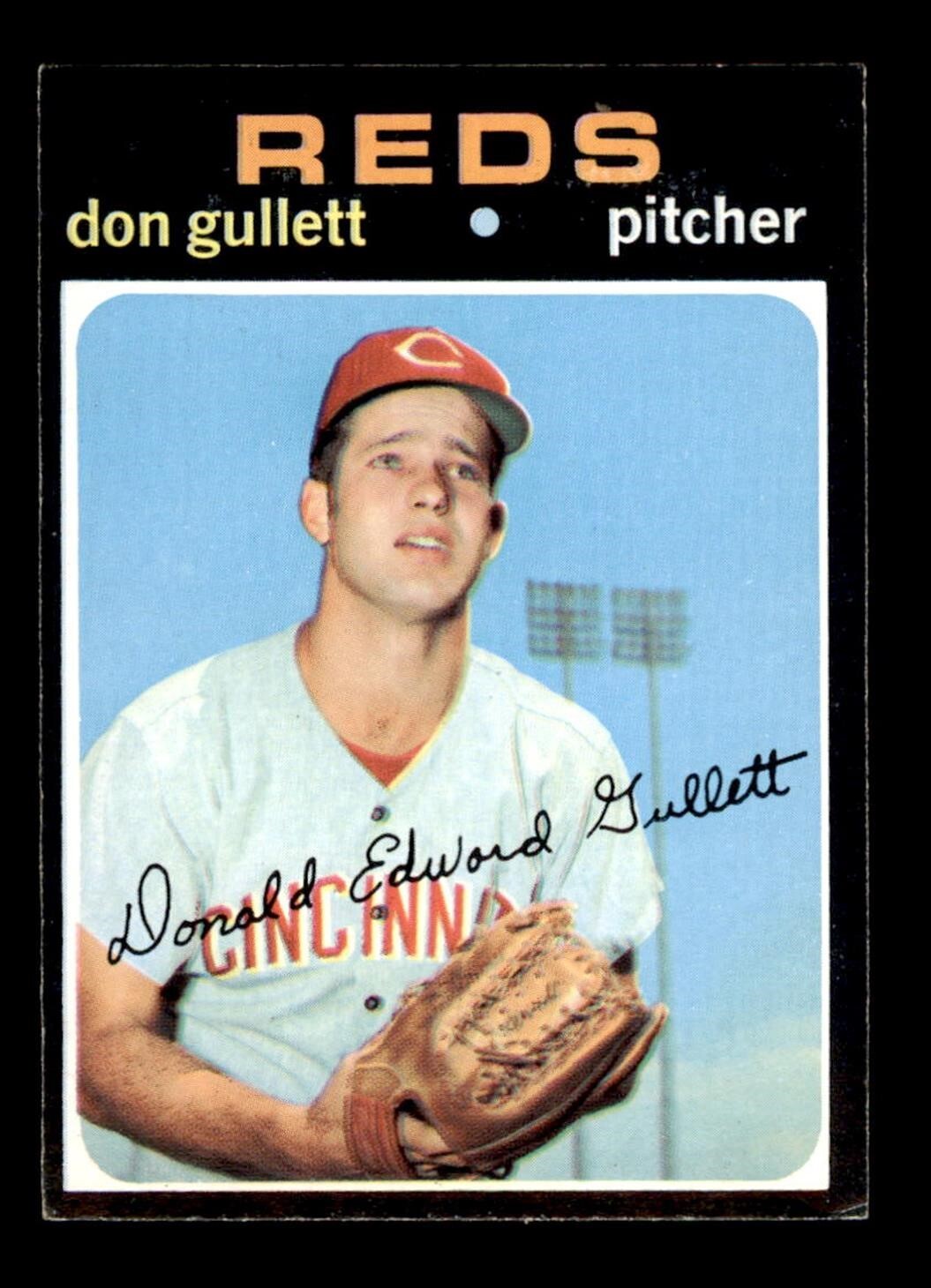 1971 Topps Baseball #124 Don Gullett VG/EX *d9 | eBay