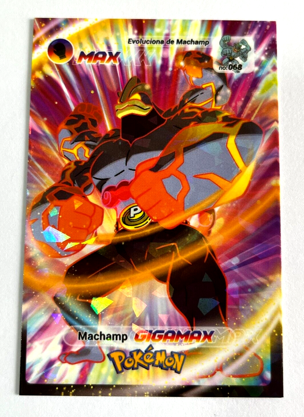 2024 POKEMON DATABASE 2 Card #279 MACHAMP GIGAMAX Peru
