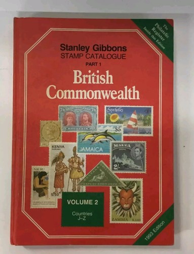 Stanley Gibbons Stamp Catalogue Book Volume 2 Countries J-Z - Edition 1993