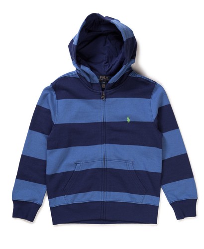 $126 Ralph Lauren Men's Vintage Fit Spa Terry Hoodie, Blue