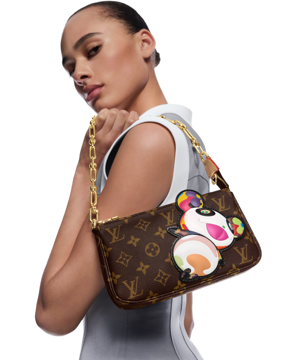 Louis Vuitton マスクバンダナ LV MADE ダミエ ポーチ付 Louis Vuitton マスクバンダナ LV MADE ダミエ ポーチ付 Louis