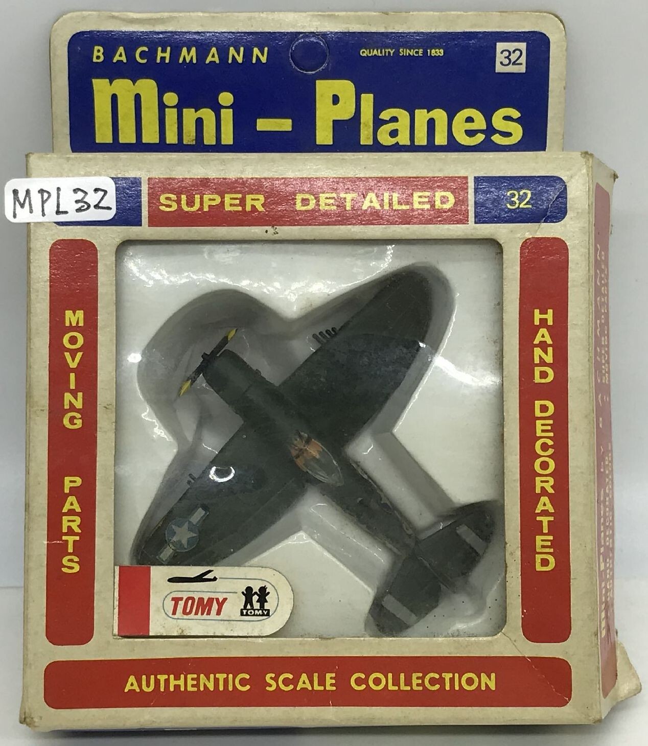 Bachmann Tomy Mini Planes P-47 D Thunderbolt 1/160 Scale