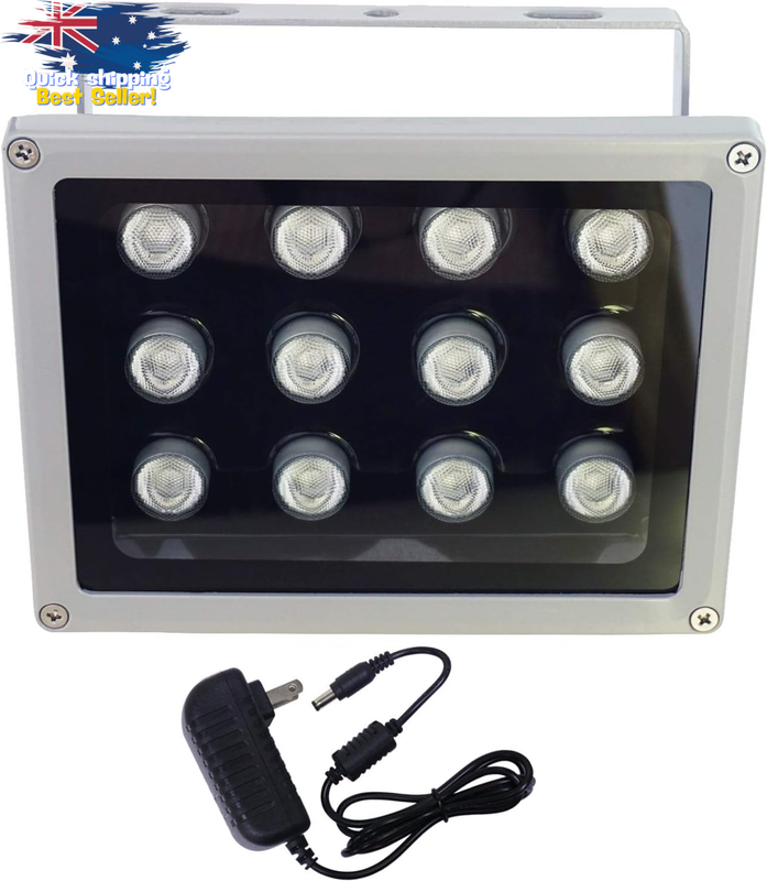 IR Illuminator 850nm 12 LEDs Night Vision LED Array IP67 Waterproof CCTV Camera