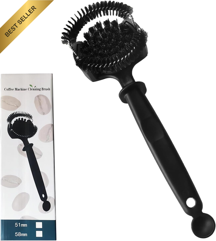 Espresso Coffee Machine Cleaning Brush, 51mm Detachable Group Head Tool