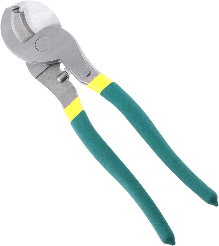 10 Inch High Leverage Cable Cutter, Heavy Duty Wire Rope Cutter Sharp Cable Cutt