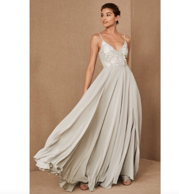 Light gray long outlet dress