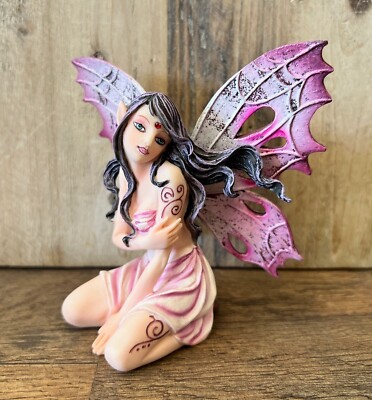 Fairy Pink Resin Figurine 4.5'' x 4.5''