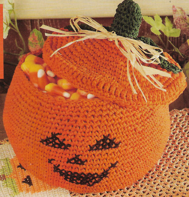 Trick or Treat Candy Holder crochet pattern instructions