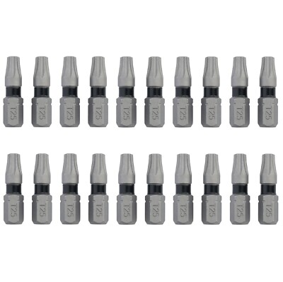 T25 1in. Torx DEWALT TOUGH GRIP 20 Pc Bit Set IMPACT READY NEW