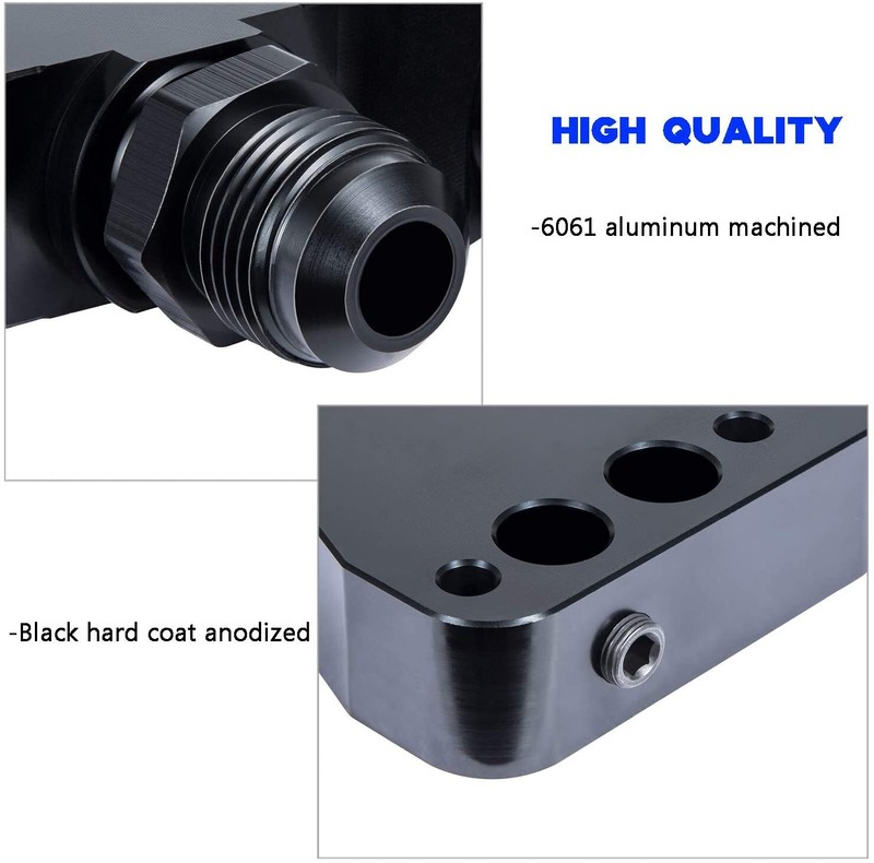 Oil Cooler Adapter Block Kits For Corvette C5/6/7 Camaro GM LS1/2/3/7/6/9 Gen IV