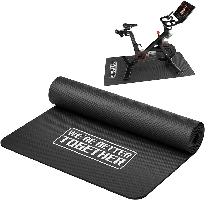 Bike Mat Peloton Bike Tread Carpet Protection Exercise Thick Mats Treadmill Bike
