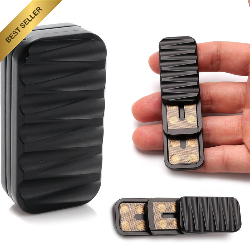 Metal Fidget Slider Toy for Adult - 3-Layer Fidget Spinners Stress Relief & Focu