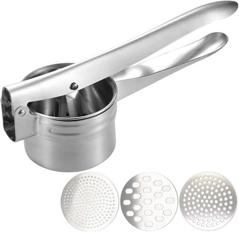 Potato Ricer, Potato Ricers Stainless Steel Potato Masher, Heavy Duty Potato Ric