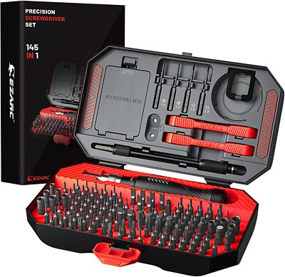 EZARC 145 in 1 Precision Screwdriver Set Computer all Phone PC Repair Tool Kit