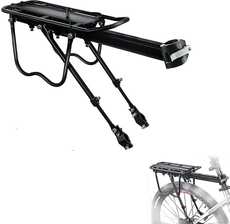 Acomfort 110 Lbs Capacity Adjustable Bike Luggage Cargo Rack Bicycle Accessories