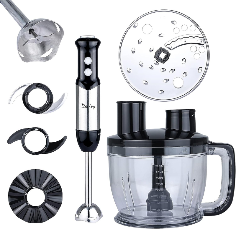 16-Cup Food Processor Grinder Blender Combo,10-In-1 Multi-Function Food Chopper