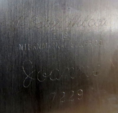 VINTAGE WEBSTER WILCOX INTERNATIONAL SILVER CO *JOANNE* #7229 DRESSER TRAY