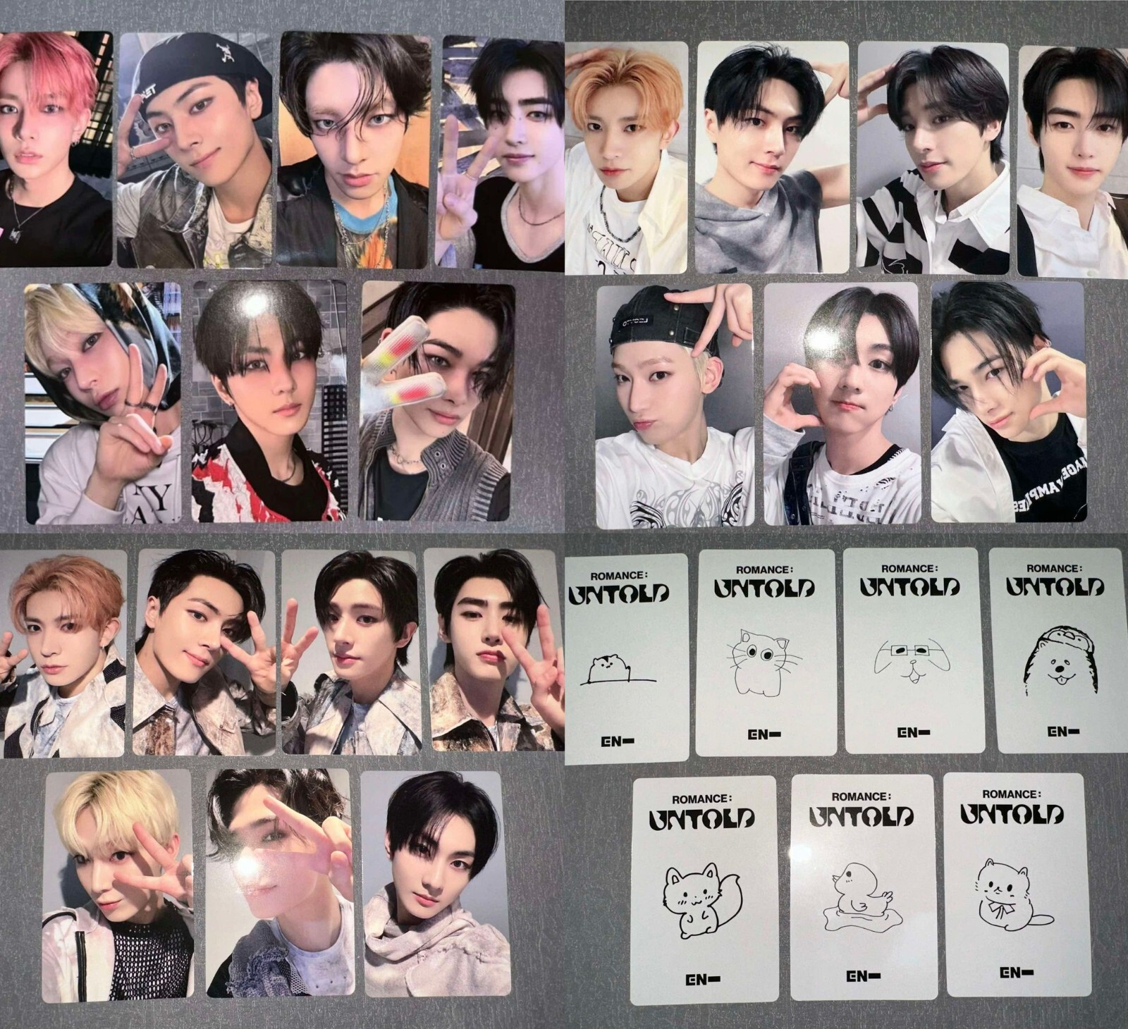 ENHYPEN daydream Japan盤 封入チェキ 7種コンプ✖️5 ENHYPEN