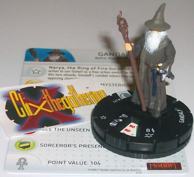 GANDALF 202 The Hobbit an Unexpected Journey HeroClix