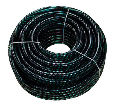 Teichschlauch 38 Mm (1 1/2 Zoll) Grün-schwarz - Schwerer, Knickfester Schlauch Für Teichpumpe & Filter | UV-beständig, Flexibel, Für Bachlauf & Springbrunnen