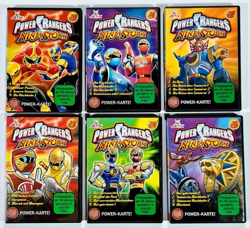 6 DVD Jetix Power Rangers Ninja Storm 20-25 DT. OVP Superheroes/Japan/Manga/Zord | eBay 6 DVD Jetix Power Rangers Ninja Storm 20-25 DT. OVP Superheroes/Japan/Manga/Zord | eBay