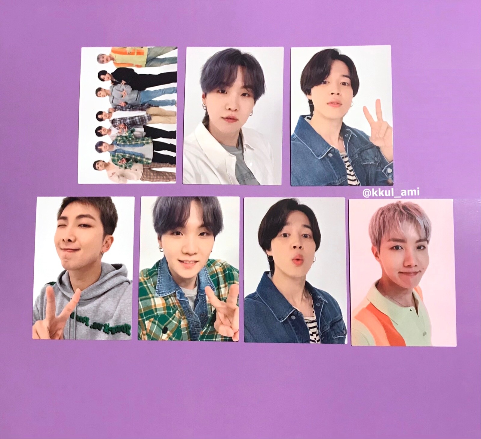 BTS Fortune Box Japan Official Photocards RM/SUGA/JHOPE