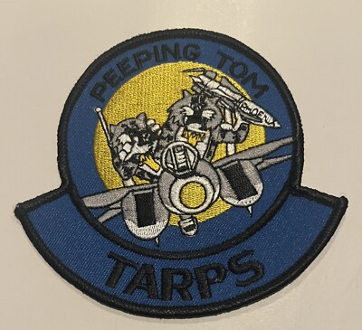 USN F-14 TOMCAT PEEPING TOM TARPS patch U.S. Navy Insignia