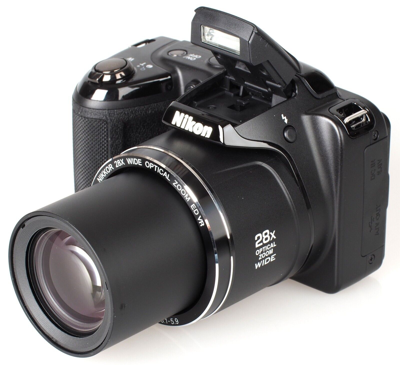 Nikon COOLPIX L340 20.2 MP Digital Camera - Black Nikon COOLPIX L340 20.2 MP Digital Camera - Black