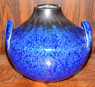 VASE VULCANO DESIGN 60er Jahre signiert + bezeichnet Höhe 14 cm