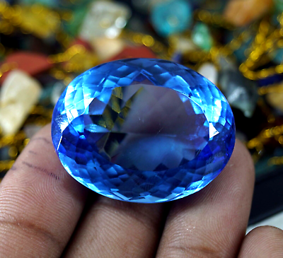 Blue topaz stone deals