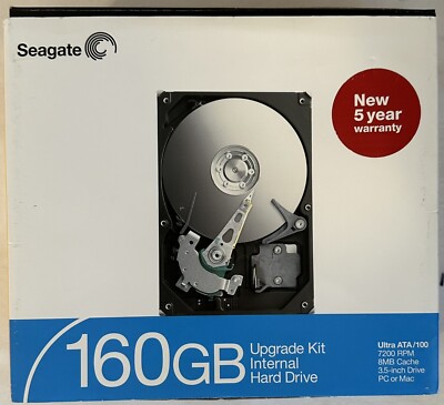 Seagate 160 GB Internal Drive 3.5'' PC Mac ST3160023A Ultra ATA/100 Untested