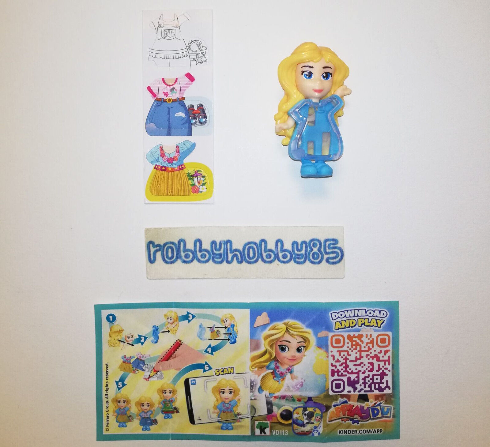 Complete set Dolls Multi Dress VD112 - VD113 + 2 BPZ kinder