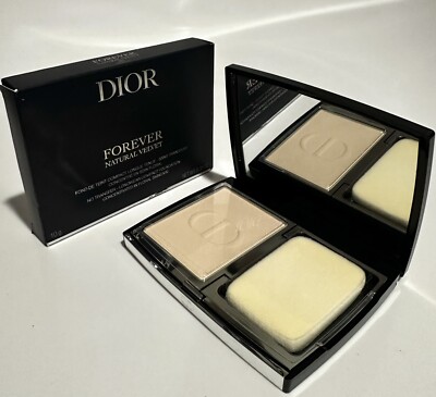 Dior Forever Natural Velvet Long Wear Compact Foundation 0N Neutral 0.35oz NIB