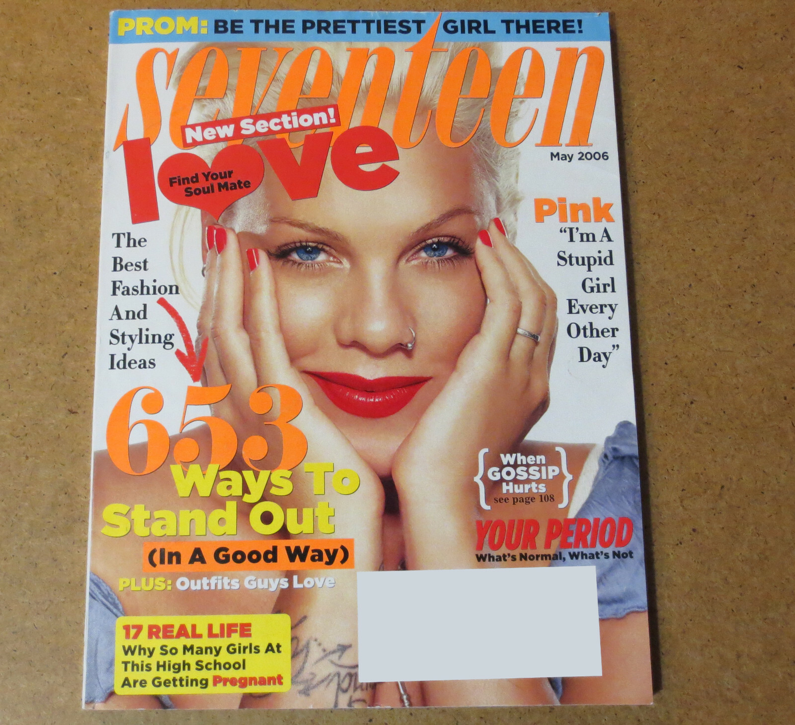 Seventeen Magazine Pink Alecia Beth Moore | eBay