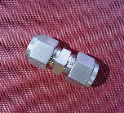 Smith Cooper  1/2'' x 1/2'' Tube OD UNION STRAIGHT Compression 316 Stainless Steel