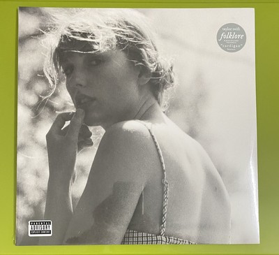Taylor Swift Folklore Deluxe 2lp Grey Vinyl Meet Me Behind The Mall Limited New