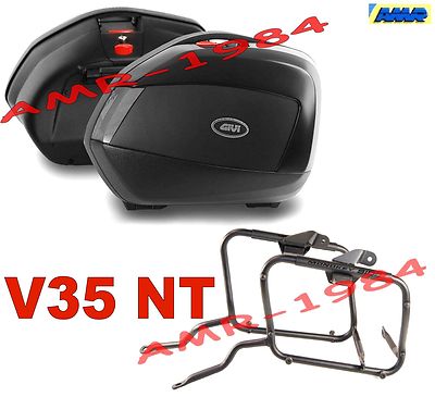 KIT VALIGIE V35 NTECH + TELAIO SUZUKI GSX 650 F 2008-2013 BORSE V35NT + PLX539