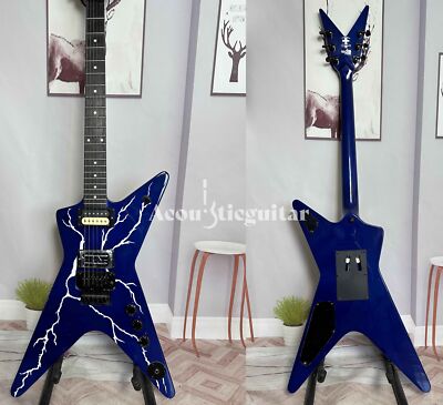 Dimebag Darrell Signature Model Electric Guitar Blue Lightning