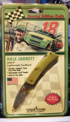 Schrade Cutlery- Dale Jarrett Special Edition pocket knife DJ2CP New In Package