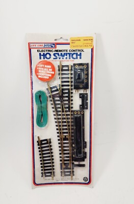 Life-Like Electric Remote Control HO Switch Left Hand 8604 Fits All HO NOS 