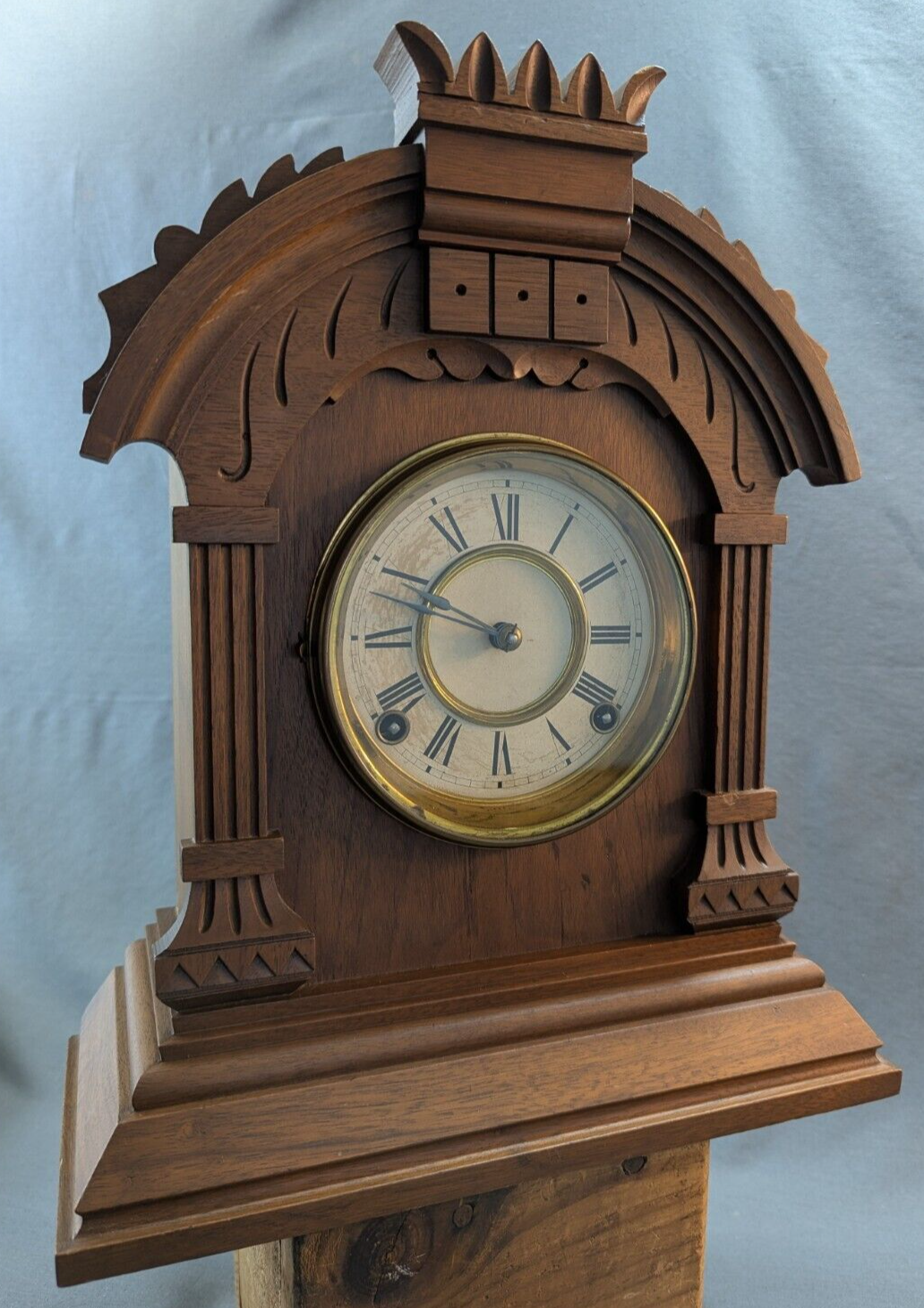 アンソニアANSONIA CLOCK［USA］ Ansonia Clock Co. The Fisher Ball Swing Clock. An American