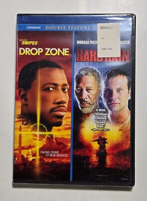 Drop Zone / Hard Rain DVD REGION 1 (2008) -- NEW CELLOPHANE DAMAGE