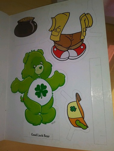 Care Bears Paper Dolls Model and Play Book NEW LOTS OF FUN IN CARE A LOT