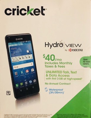 Cricket Kyocera Hydro View 5