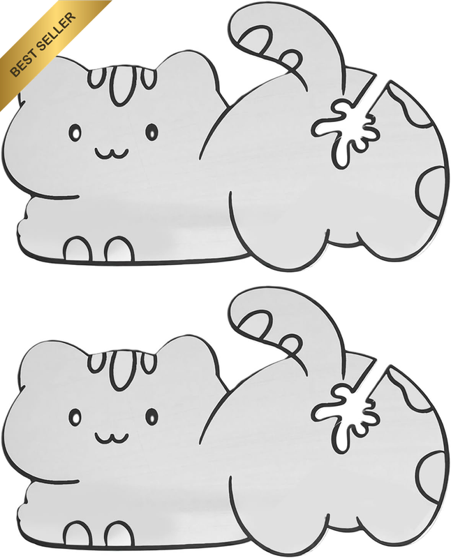 2Pcs Cat Butt Bread Bag Clips, Stainless Steel