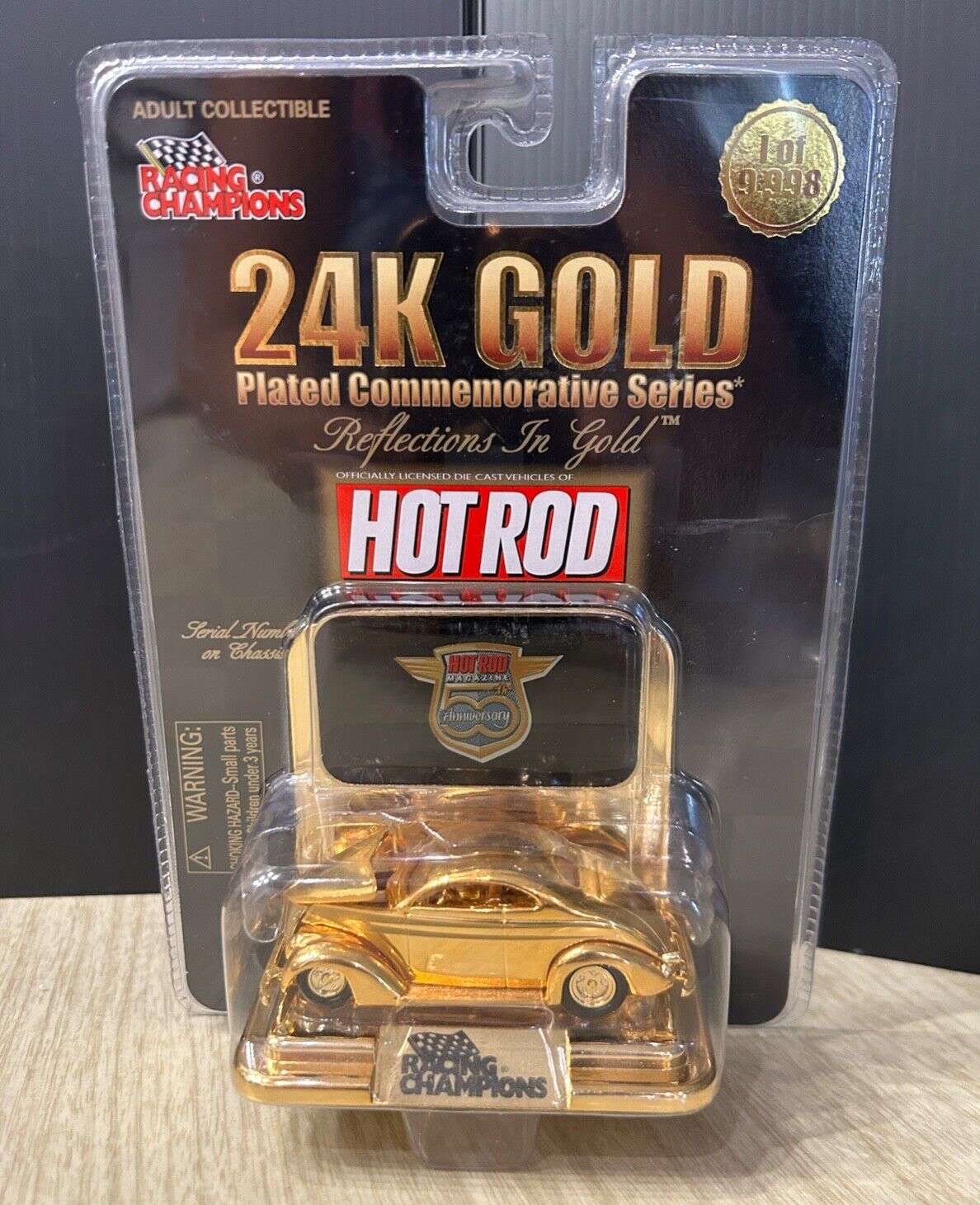RACING CHAMPIONS HOT ROD 24K GOLD PLATED SERIES '37 FORD | eBay