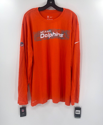 Miami dolphins long cheap sleeve dri fit
