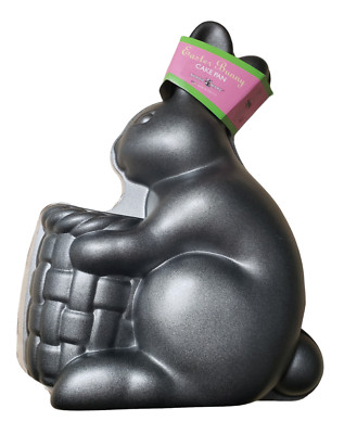 Nordic Ware Easter Bunny & Basket 3D Cake Pan Mold Rabbit Cast Aluminum Nonstick