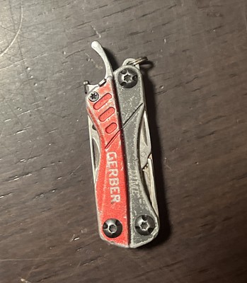 Gerber Dime Red And Black Multi Tool - Nice Condition