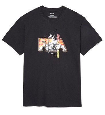

Мужская футболка Fila Black Stitch Mt., Черный